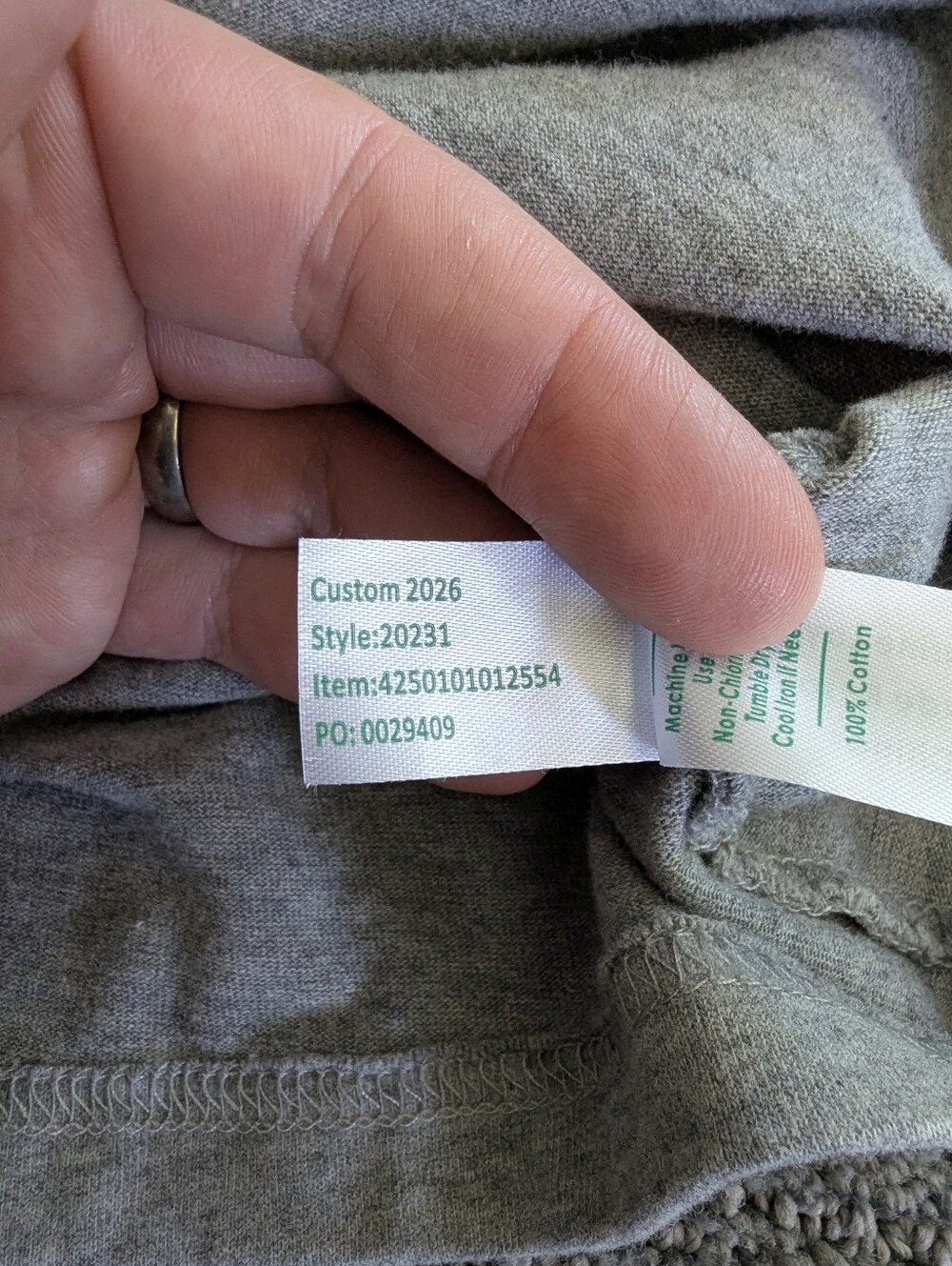Marine Layer Luxe Jersey Relaxed Tee in Heather Grey Heavyweight Short Sleeve - Picture 12 of 12